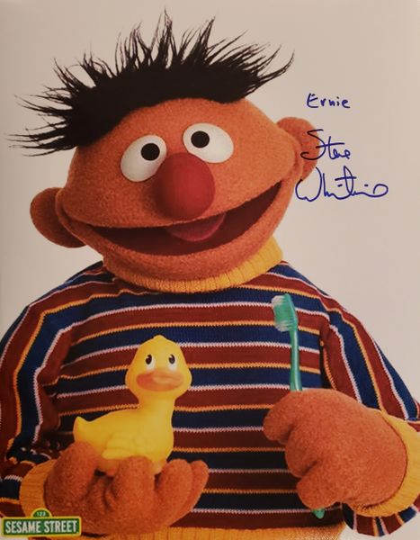 Steve Whitmire autograph 11x14, Sesame Street, Ernie