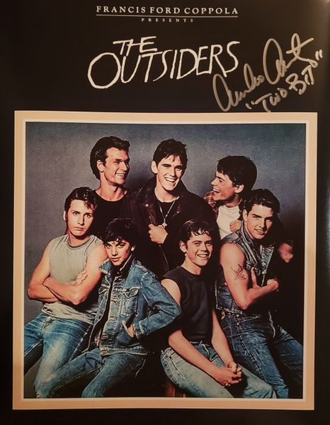 Emilio Estevez autograph 11x14, The Outsiders, Two Bit