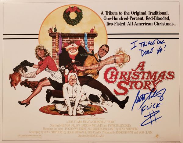 Scott Schwartz autograph 11x14, A Christmas Story, Flick, Triple Dog Dare Ya!