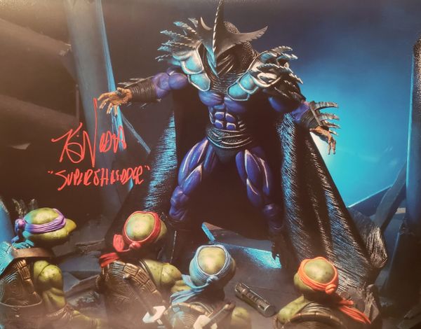 Kevin Nash autograph 11x14, Teenage Mutant Ninja Turtles II, Super Shredder