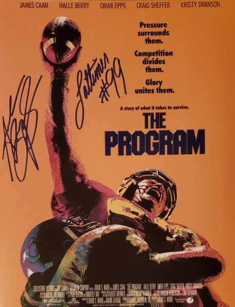 Andrew Bryniarski autograph 11x14, The Program, Lattimer
