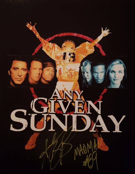 Andrew Bryniarski autograph 11x14, Any Given Sunday, Madman #69