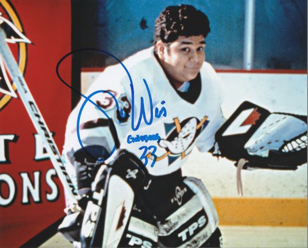 Shaun Weiss autograph 8x10, The Mighty Ducks, Goldberg #33