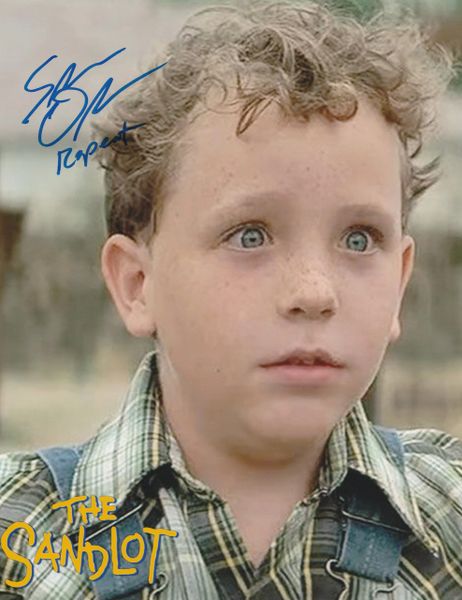 Shane Obedzinski autograph 8x10, The Sandlot, Repeat inscription