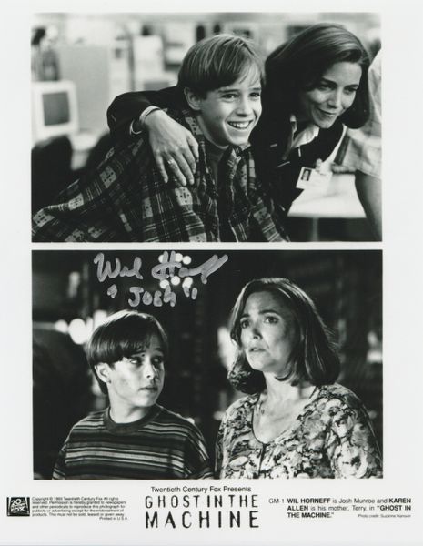 Wil Horneff autograph 8x10, Ghost In The Machine, Josh