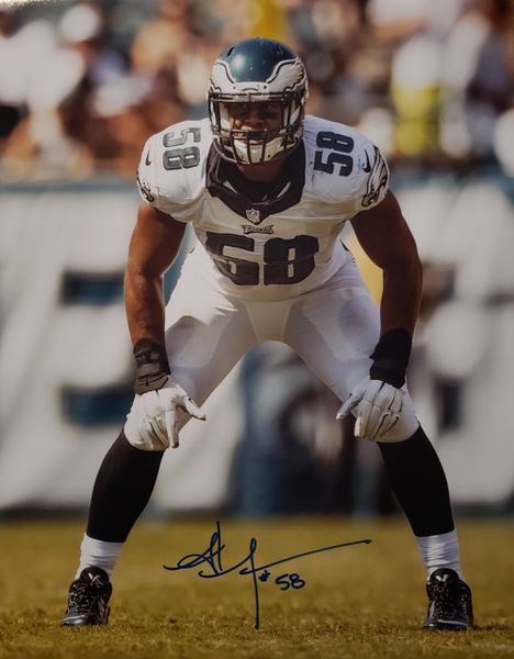 Jordan Hicks autograph 16x20, Philadelphia Eagles