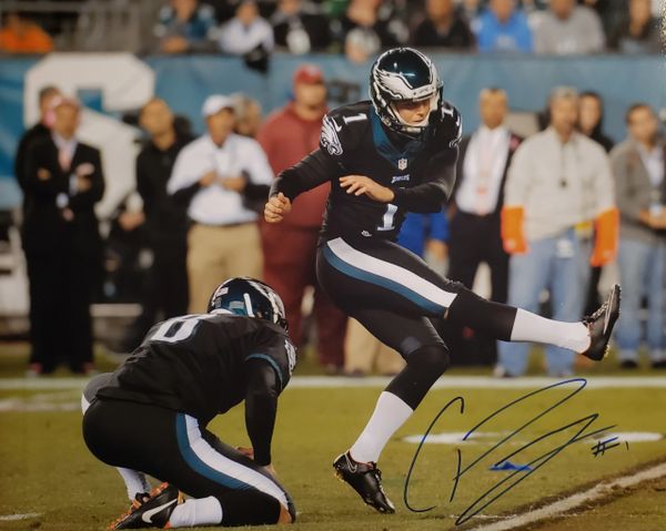 Cody Parkey autograph 16x20, Philadelphia Eagles