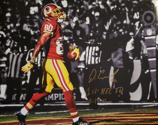 Jamison Crowder autograph 16x20, Washington Redskins, 1st NFL TD
