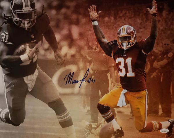 Matt Jones autograph custom 16x20, Washington Redskins, JSA