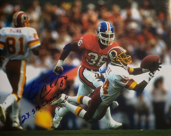 Gary Clark autograph 16x20, Washington Redskins, 2x SB Champs