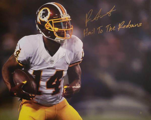 Ryan Grant autograph 16x20, Washington Redskins, Hail To The Redskins