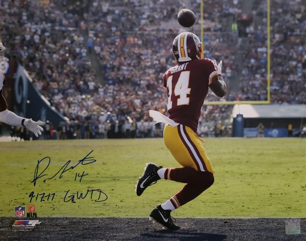 Ryan Grant autograph 16x20, Washington Redskins, GWTD 9-17-17