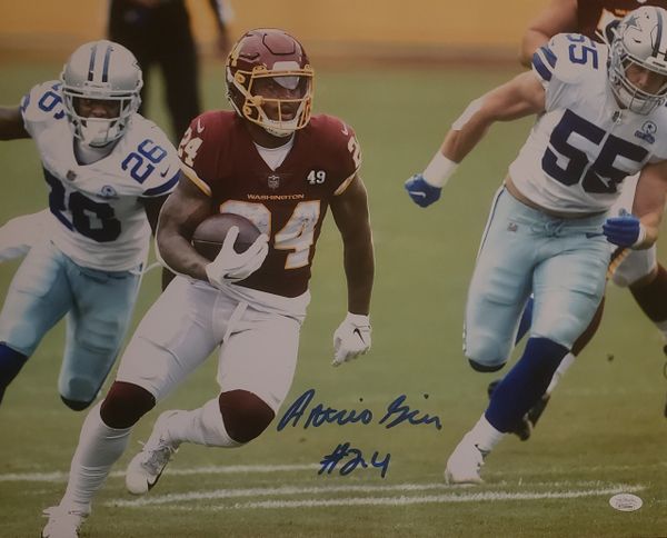 Antonio Gibson autograph 16x20, Washington Football Team, JSA