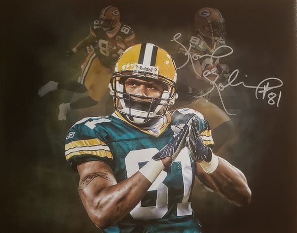 Koren Robinson autograph custom 16x20, Green Bay Packers
