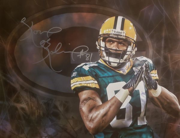 Koren Robinson autograph 16x20, Green Bay Packers