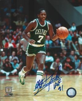 Nate Archibald autograph 8x10, Boston Celtics, HOF inscription