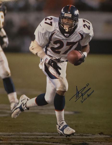 Steve Atwater autograph 16x20, Denver Broncos, Smilin Assassin