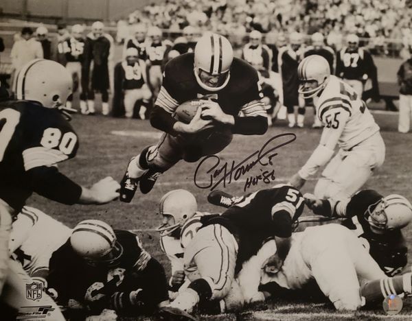 Paul Hornung autograph 16x20, Green Bay Packers, HOF 86