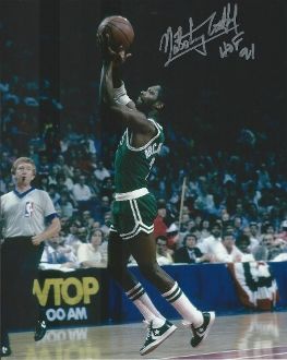 Nate Archibald autograph 8x10, Boston Celtics, HOF inscription