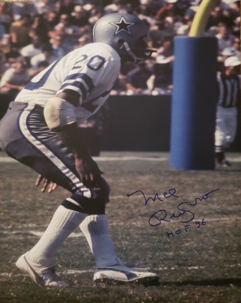 Mel Renfro autograph 16x20, Dallas Cowboys, HOF 96