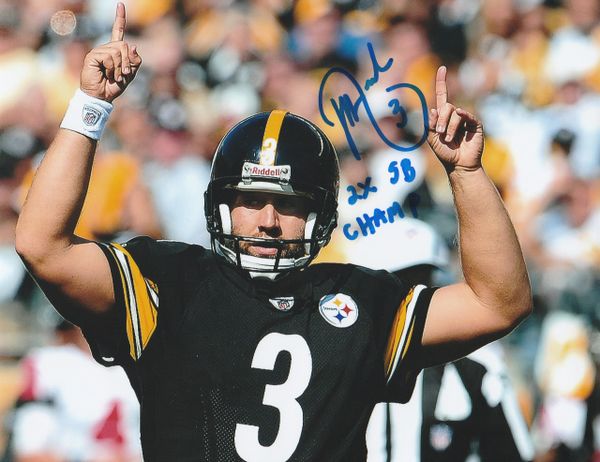 Jeff Reed autograph 8x10, Pittsburgh Steelers #3, 2x SB Champ