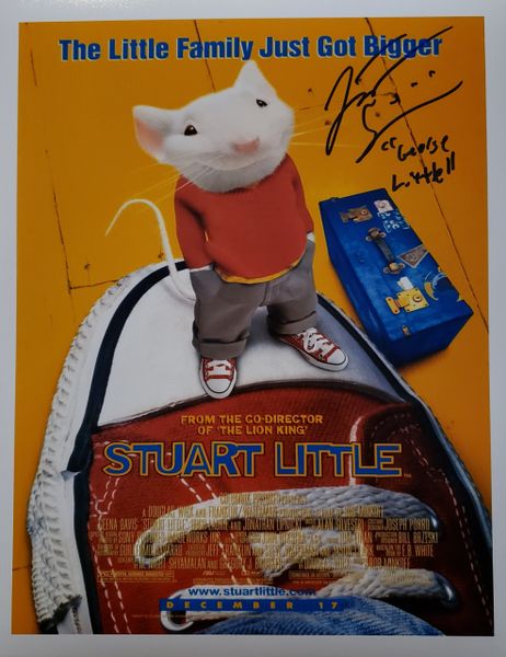 Jonathan Lipnicki autograph 11x14, Stuart Little, George Little inscription