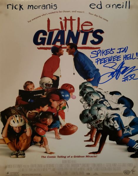 Sam Horrigan autograph 11x14, Little Giants, cool inscription