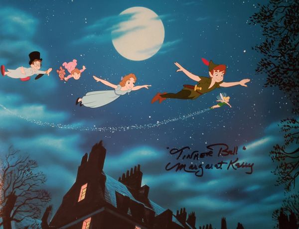 Margaret Kerry autograph 11x14, Peter Pan, Tinker Bell