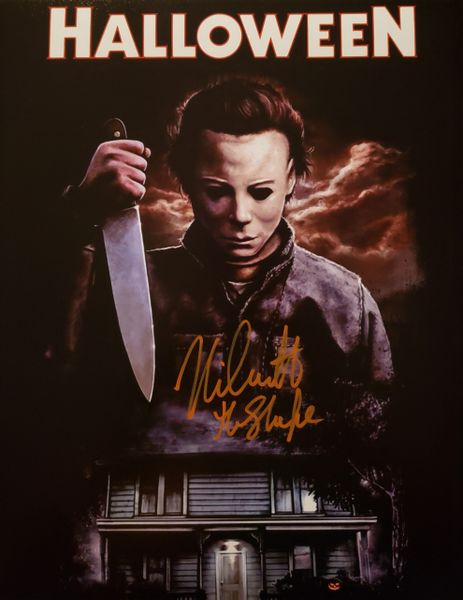 Nick Castle autograph 11x14, Halloween, Michael Myers, The Shape