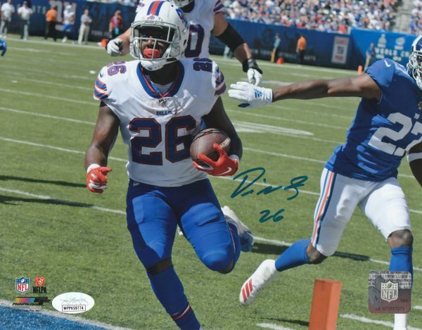 Devin Singletary autograph 8x10, Buffalo Bills, JSA authenticated