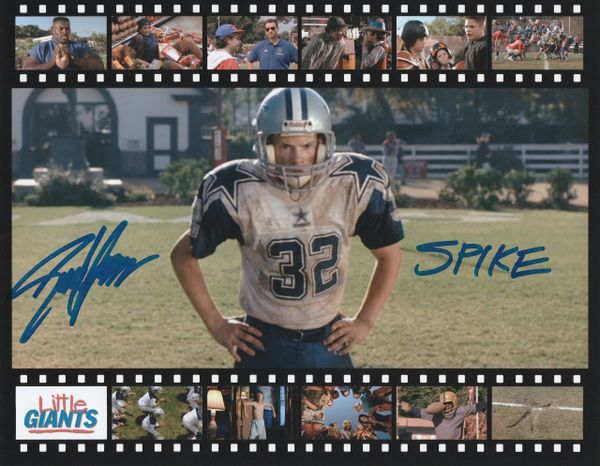 Sam Horrigan autograph custom 8x10, Little Giants, Spike