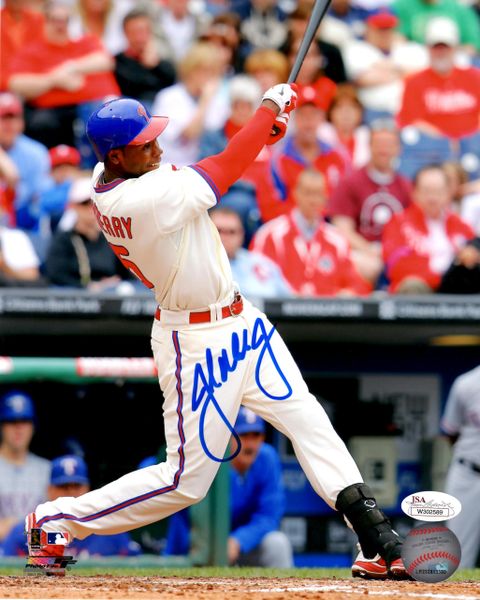 John Mayberry Jr. autograph 8x10, Philadelphia Phillies