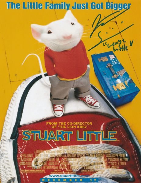 Jonathan Lipnicki autograph 8x10, Stuart Little movie, George Little inscription