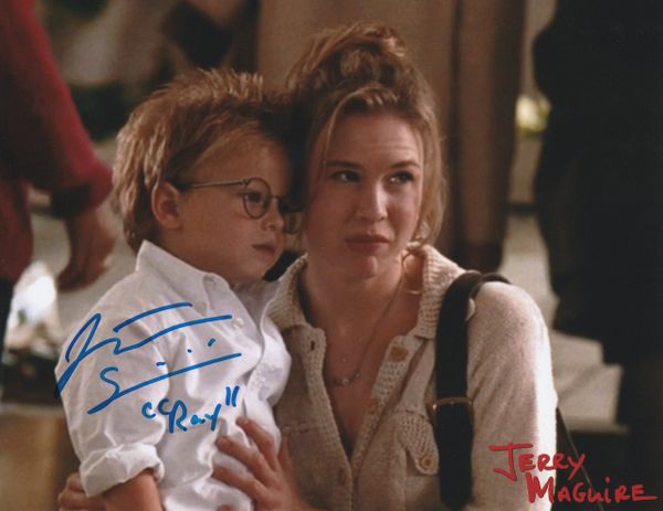 Jonathan Lipnicki autograph 8x10, Jerry MaGuire movie, Ray inscription