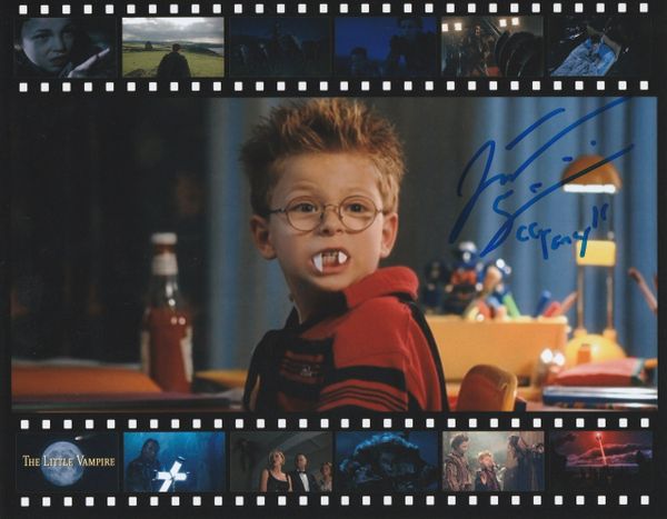 Jonathan Lipnicki autograph custom 8x10, The Little Vampire, Tony