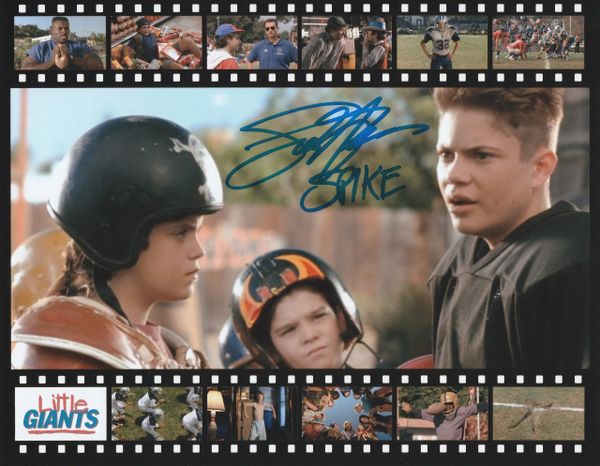 Sam Horrigan autograph 8x10, Little Giants, Spike inscription