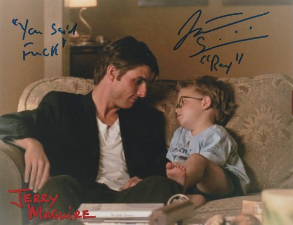 Jonathan Lipnicki autograph 8x10, Jerry MaGuire, funny inscription