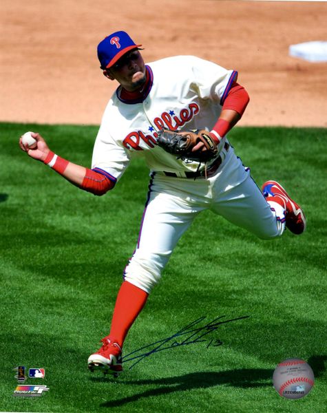 Freddy Galvis autograph 8x10, Philadelphia Phillies