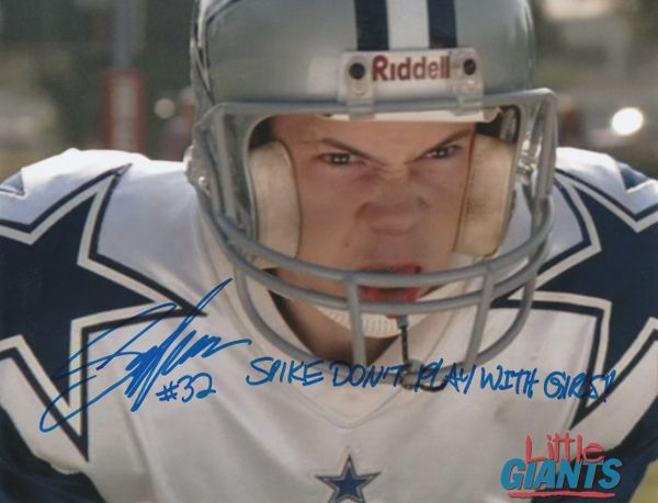 Sam Horrigan autograph custom 8x10, Little Giants movie, Spike