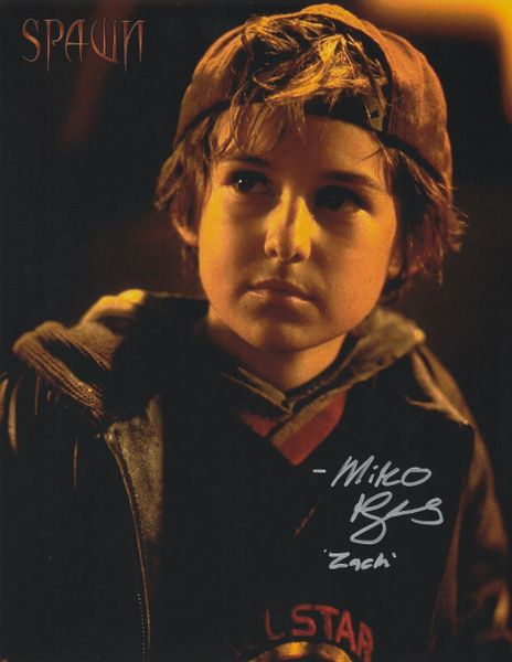 Miko Hughes autograph 8x10, Spawn, Zach