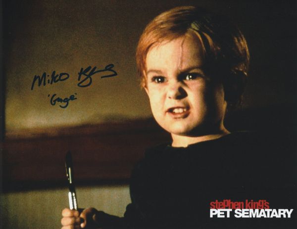 Miko Hughes autograph 8x10, Pet Sematary, Gage