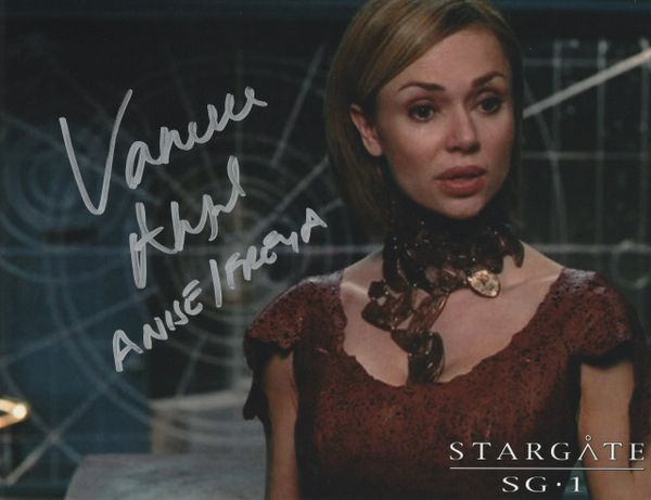 Vanessa Angel autograph 8x10, Stargate SG-1, Anise/Freya