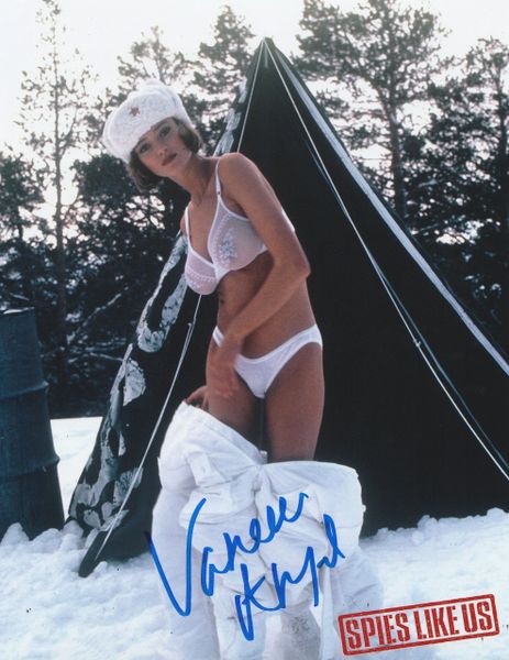 Vanessa Angel autograph 8x10, Spies Like Us movie