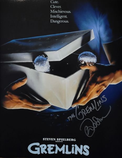 Mark Dodson autograph 11x14, The Gremlins