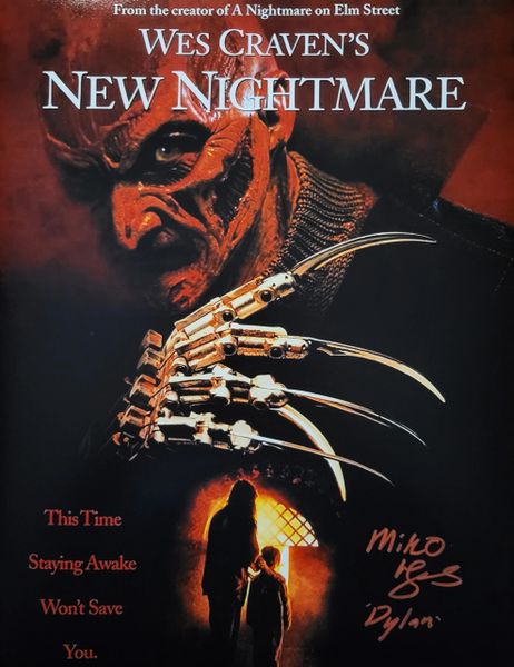 Miko Hughes autograph 11x14, Wes Craven's New Nightmare, Dylan