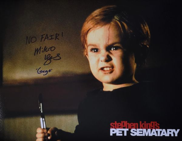 Miko Hughes autograph 11x14, Pet Sematary, Gage, NO FAIR!