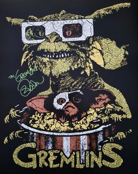 Mark Dodson autograph 16x20, The Gremlins