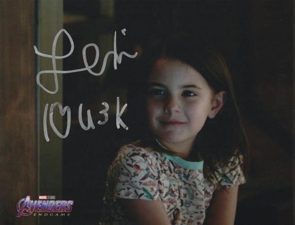 Lexi Rabe autograph 8x10, Avengers: Endgame, I LOVE U 3 K