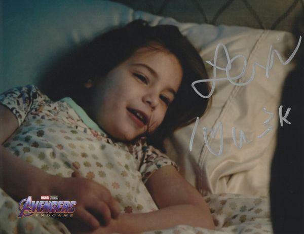 Lexi Rabe autograph 8x10, Avengers: Endgame, I LOVE U 3 K inscription