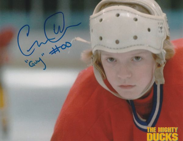 Garette Henson autograph 8x10, The Mighty Ducks, Guy #00 inscription